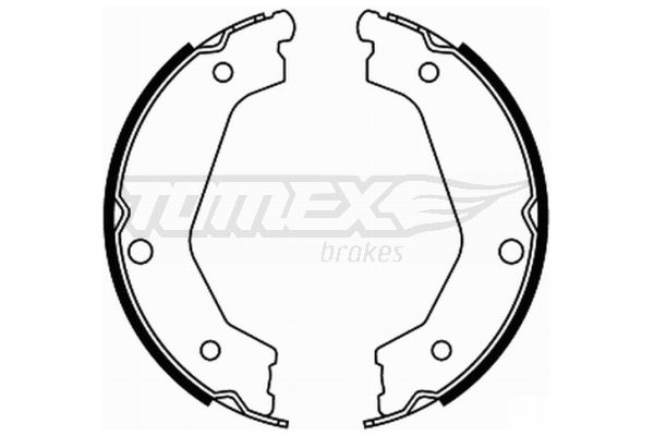 TOMEX BRAKES Bremžu loku komplekts TX 21-88